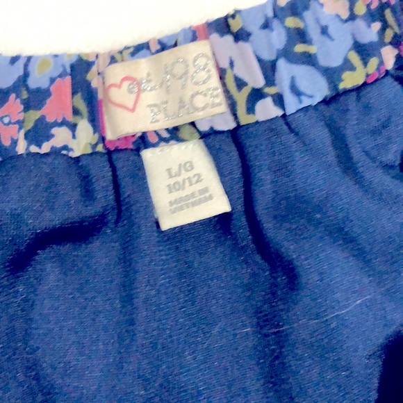 1989 PLACE Floral Purple and Blue Circle Skirt - Picture 2 of 5